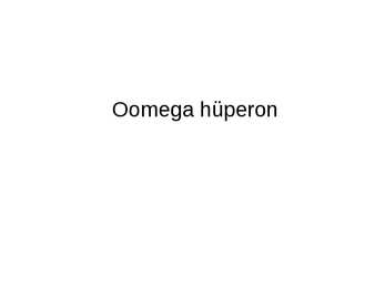 Oomega hüperon