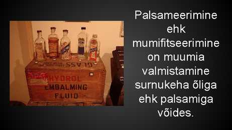 Palsameerimine #2