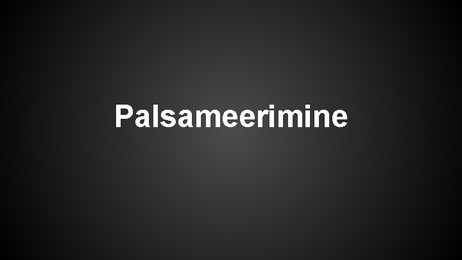 Palsameerimine