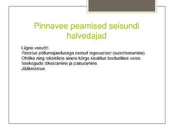 Eesti jõgede ja järvede seisund #4