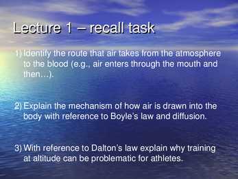 Exercise Physiology - lecture 1 #2