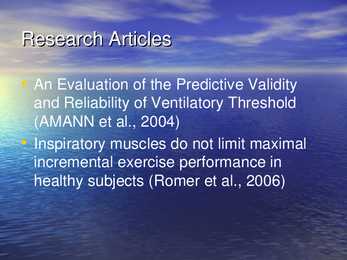 Exercise Physiology - lecture 1 #21
