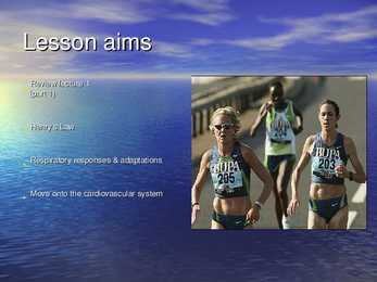 Exercise Physiology - lecture 1