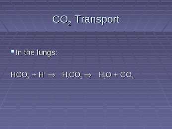 Exercise Physiology - lecture 4 Blood-gas exchange-transport #13