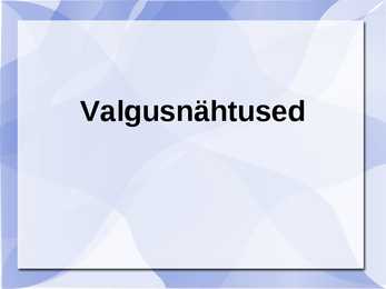 Valgusnähtused