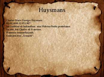 Joris-Karl Huysmans #2