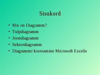Diagrammid microsoft excelis #2
