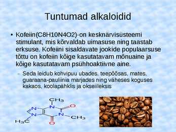 Alkaloidid #6
