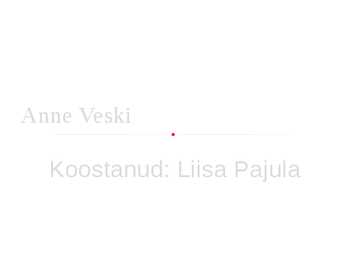 Anne Veski