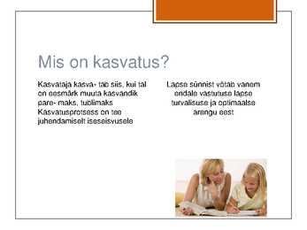 Kasvatuspõhimõtted #6