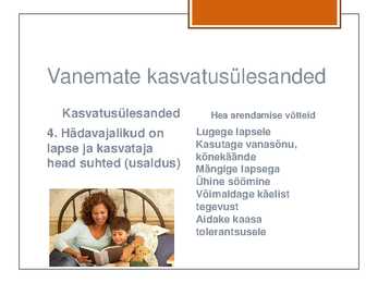 Kasvatuspõhimõtted #8