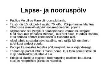 Vergilius #2