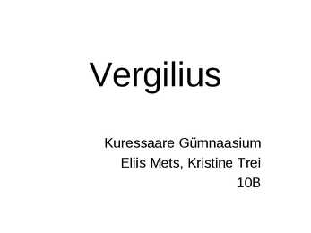 Vergilius