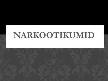 Narkootikumid