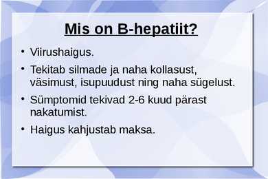 B-hepatiit #2