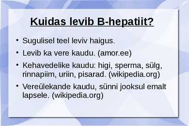 B-hepatiit #3