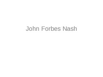 John Forbes Nash