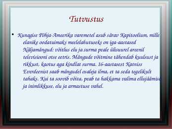 Näljamängud slide #2