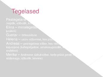Sass henno elu algab täna-powerpoint #3