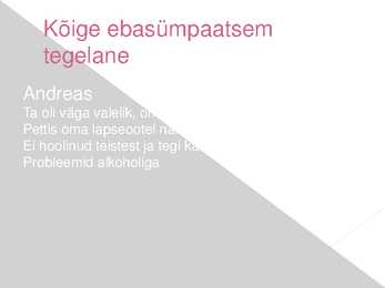 Sass henno elu algab täna-powerpoint #9