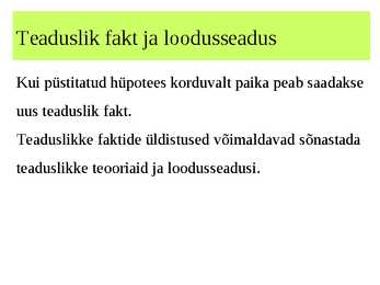 Teaduslik uurimismeetod #11