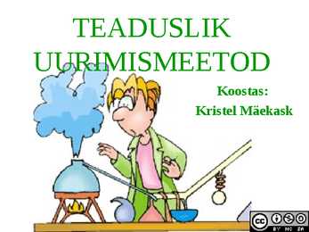 Teaduslik uurimismeetod