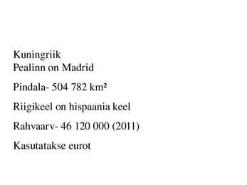 Hispaania esitlus geograafiasse #3