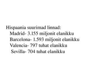 Hispaania esitlus geograafiasse #8