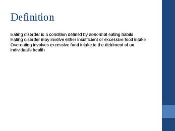 Eating disorder #2