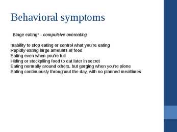 Eating disorder #3
