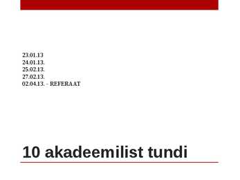 Laste areng #2
