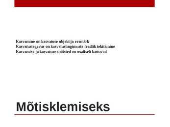 Laste areng #12