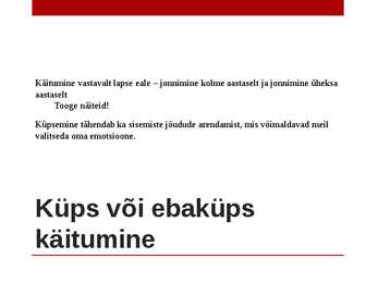 Laste areng #14