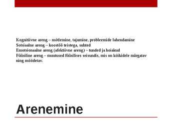 Laste areng #15