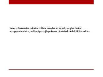 Laste areng #28