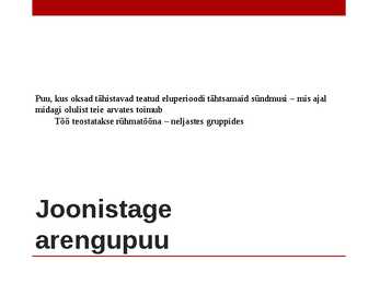 Laste areng #7