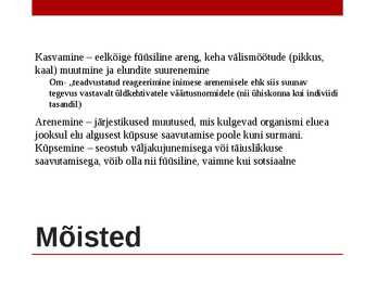 Laste areng #10