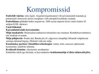 Fosforiidi kaevandamise võimalused ja ohud #11