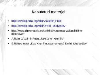 Medvedev ja Putin #22