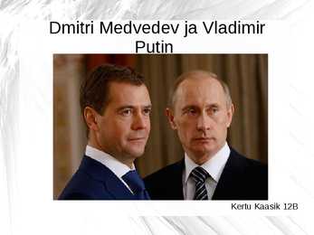Medvedev ja Putin