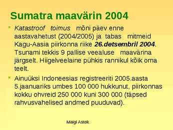Maavärinad #36