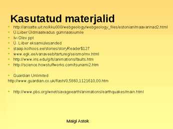 Maavärinad #42