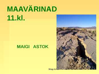 Maavärinad