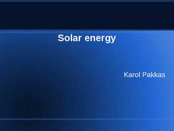 Solar energy #7