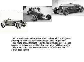 Maserati ajaloo kohta #3