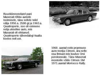 Maserati ajaloo kohta #7