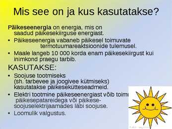 Päikeseenergia #2