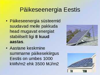 Päikeseenergia #17