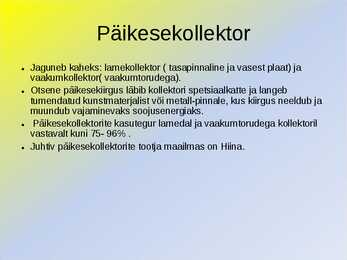 Päikeseenergia #6