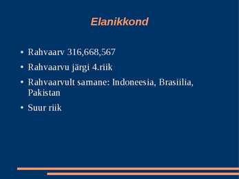 Presentatsioon Ameerika ühendriigist #2
